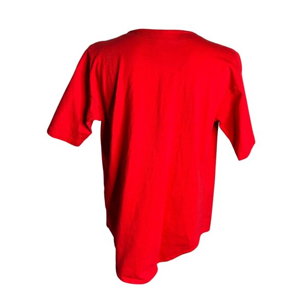 Vintage 90s Pete Rose Jersey Signed L Red Ballpark Cafe Buttons Short Sleeves - Picture 4 of 9